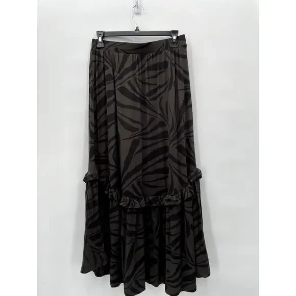 Z SUPPLY NWT Leisel Tropical Zebra Print Midi Skirt // M - Picture 3 of 6